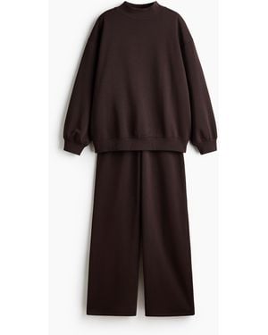H&M Tweedelige Set Van joggingstof - Meerkleurig
