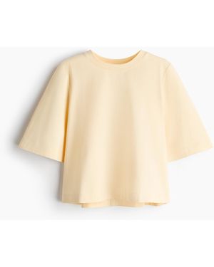 H&M Shirt aus Pima-Baumwolle - Natur