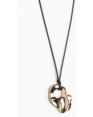 H&M Kordelkette mit Anhänger - Mettallic