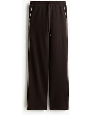 H&M Sweatpants mit Kordelzug - Schwarz