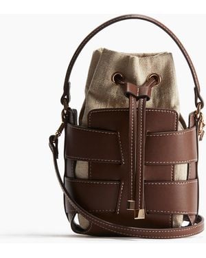 H&M Crossbody Bucket Bag - Braun