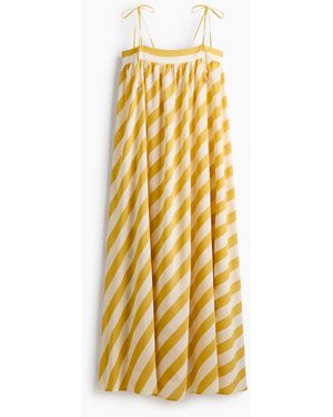 H&M A-linejurk Met Strikbanden - Metallic