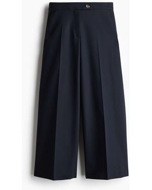 H&M Weite elegante Hose - Blau