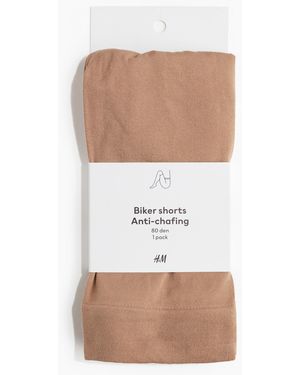 H&M Nichtscheuernde Radlershorts - Weiß