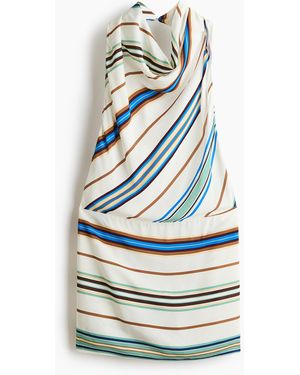 H&M Viskosetop mit Neckholder - Weiß