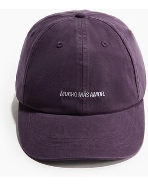 H&M Cap aus Baumwolltwill - Lila