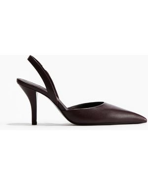 H&M Spitze Schuhe mit hohem Absatz - Rot