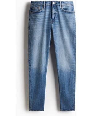 H&M Regular Tapered Jeans - Blau