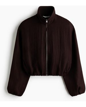 H&M Jacke mit Ballonsaum - Schwarz