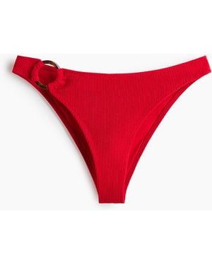 H&M Cheeky Bikinihose - Rot