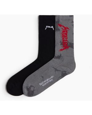 H&M 2er-Pack Socken - Schwarz