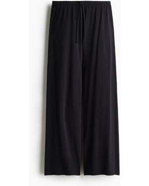 H&M Pyjamabroek Van Katoenmix - Zwart