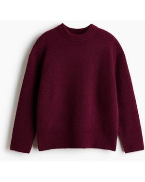 H&M Pullover in Loose Fit - Rot