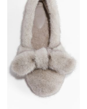 H&M Flauschige Hausschuhe - Grau