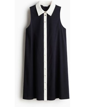 H&M Overhemdjurk Met A-line - Zwart