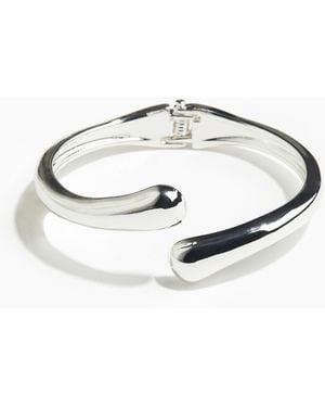 H&M Manschettenarmreif mit Scharnier - Blau