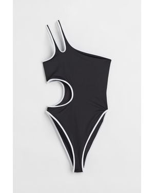 H&M One-shoulderbadpak - Zwart