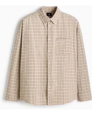 H&M Katoenen Overhemd - Naturel