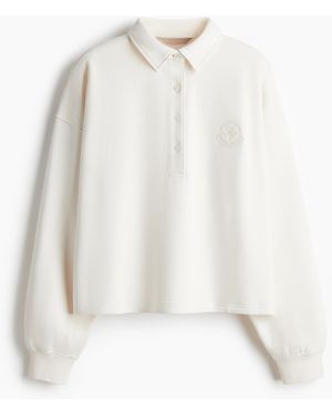 H&M Polo-Sweatshirt - Weiß