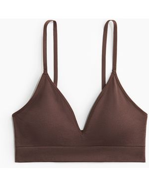 H&M Gepolsterter Soft-BH Seamless - Braun