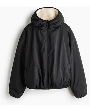H&M Warm Tweezijdig Sportjack - Zwart