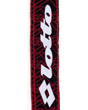 H&M Schal in Jacquardstrick - Rot