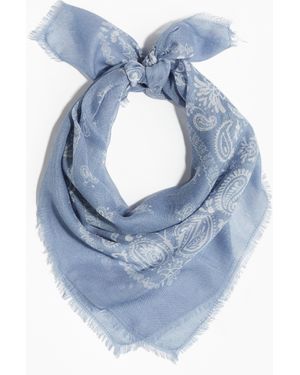 H&M Gemustertes Tuch - Blau
