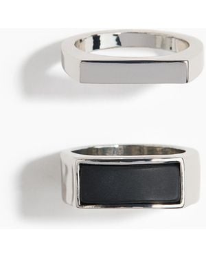 H&M Set Van 2 Ringen - Wit
