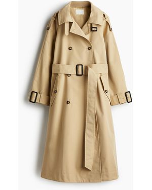 H&M Trenchcoat in A-Linie - Natur