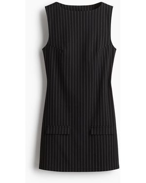 H&M Ärmelloses Jerseykleid - Schwarz