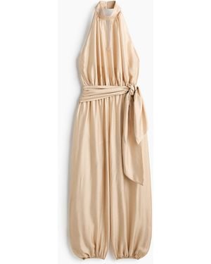 H&M Halterjumpsuit - Wit