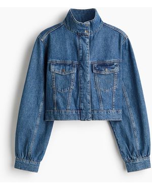 H&M Kurze Denimjacke - Blau