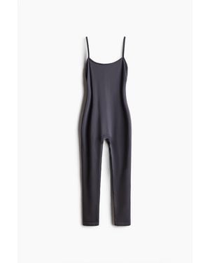 H&M Einteiler mit schmalen Trägern - Blau