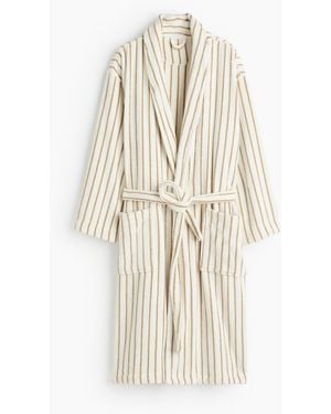 H&M Ochtendjas Van Katoenen Badstof - Wit