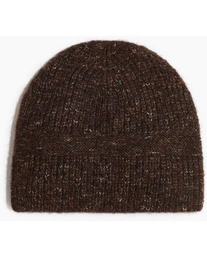 H&M Gerippte Beanie - Braun