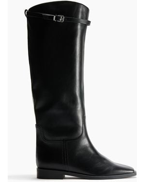 H&M Kniehohe Stiefel - Schwarz