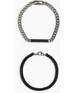 H&M Set Van 2 Armbanden - Zwart