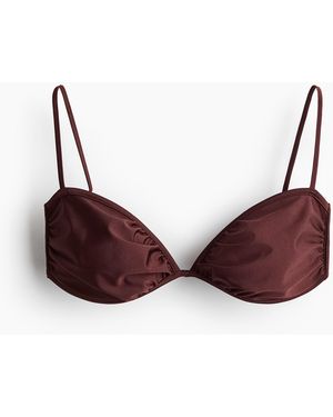 H&M Padded Bikinitop - Bruin