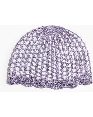 H&M Muts Met Gehaakte Look - Paars
