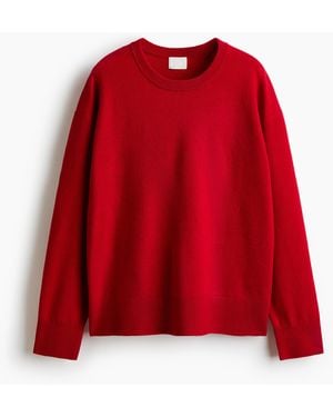 H&M Oversized Pullover - Rot
