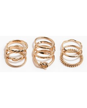 H&M 10er-Pack Ringe - Weiß