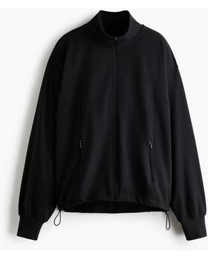 H&M Sportive Trainingsjacke mit SoftMove - Schwarz