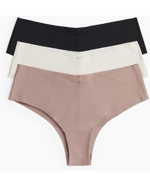 H&M 3er-Pack Unsichtbare cheeky Hipster - Pink