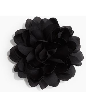 H&M Blütenförmige Brosche - Schwarz