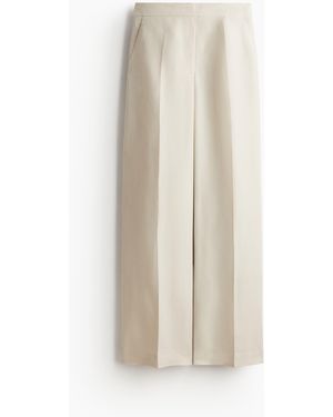 H&M Hose aus Leinenmix - Weiß