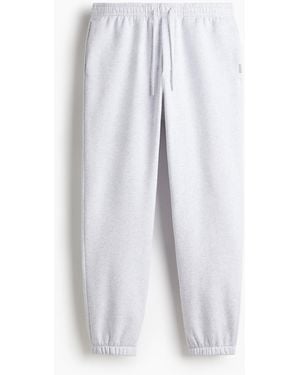 H&M Regular Fit Sweatpants - Weiß