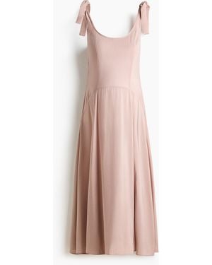H&M MAMA Stillkleid mit Bindeträgern - Pink