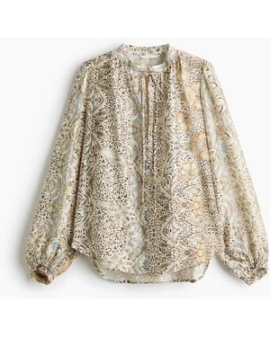 H&M Bluse mit Bindebändern - Weiß