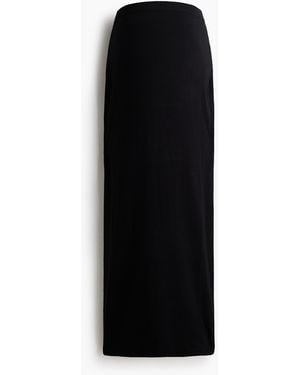 H&M MAMA Feinstrickjupe - Schwarz