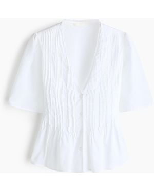 H&M Biesenbluse - Weiß